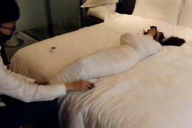 00后双马尾体验全包木乃伊下 - C372